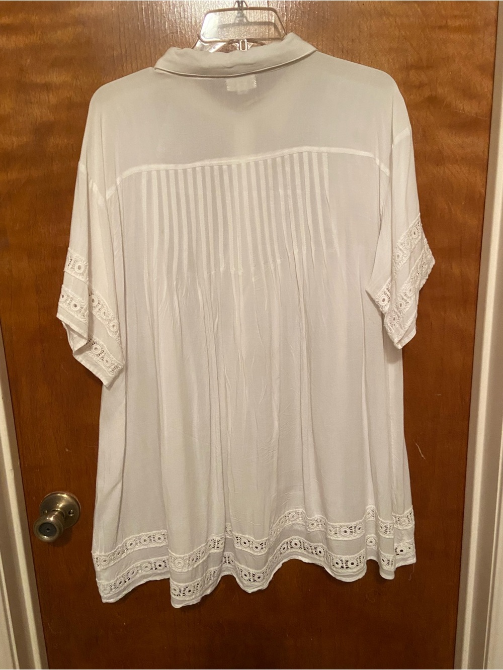 POL White Short Sleeve Blouse - Picture 2 of 6